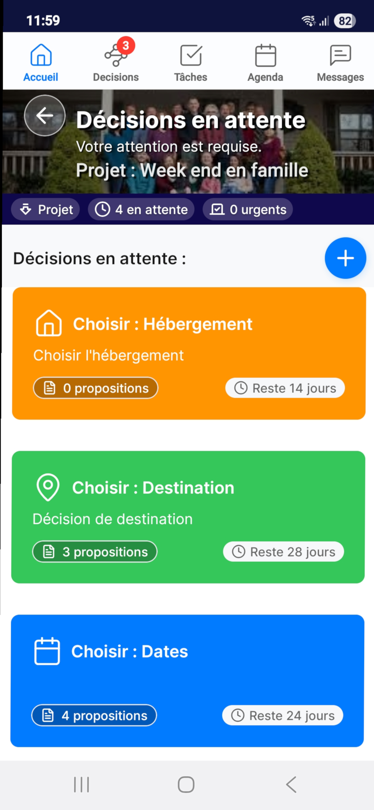 Décisions